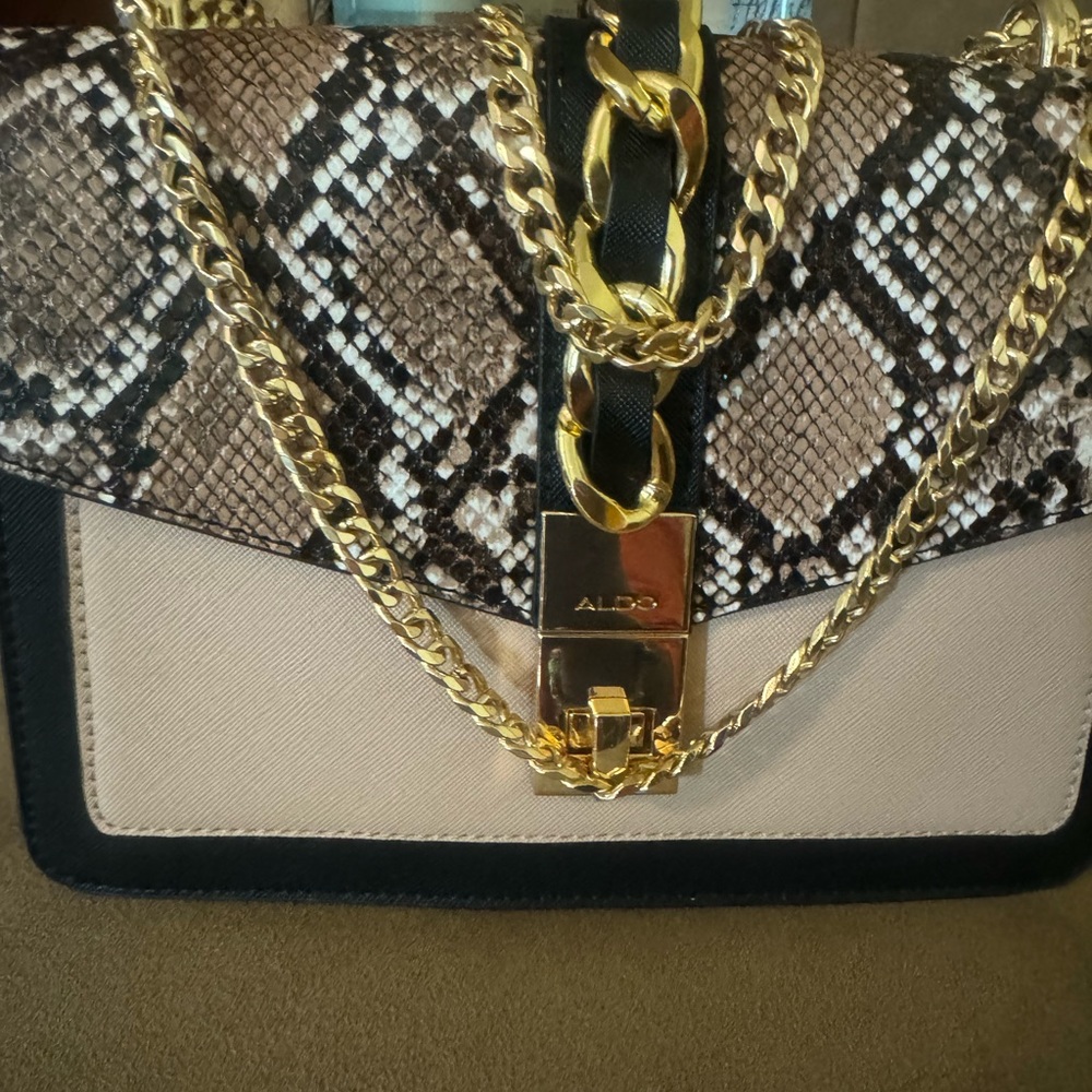 Snake skin Aldo purse